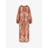 Cotton and silk blend Wanderlust long dress