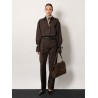 Tie-Cuff wool shirt
