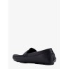 Leather and canvas loafers