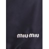 Recycled material mini skirt