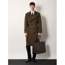 Reversible shopping bag with check pattern