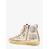 Leather sneakers with all-over Francy Journey print