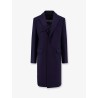 Single-breasted virgin wool coat