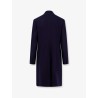 Single-breasted virgin wool coat
