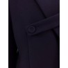 Single-breasted virgin wool coat