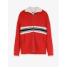 Ribbed sweatshirt with front logo