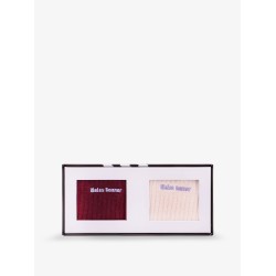 Cotton blend bipack socks