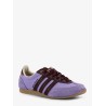 Nylon sneakers with suede inserts