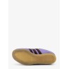 Nylon sneakers with suede inserts