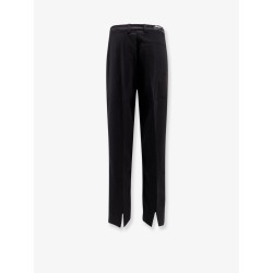 Wool blend trousers