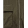 Padded nylon long jacket