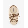 Shearling and suede slip-on