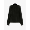Scafati silk shirt with lurex profiles