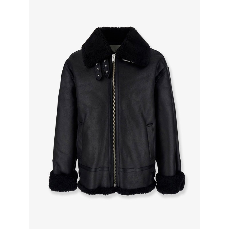 Unisex eco-shearling jacket
