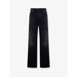 Black denim jeans