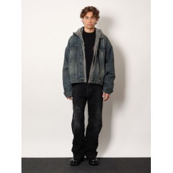 Black denim jeans