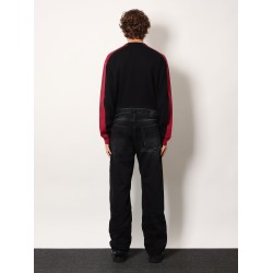 Black denim jeans
