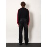 Black denim jeans