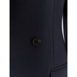 Godet Midi double-breasted wool coat