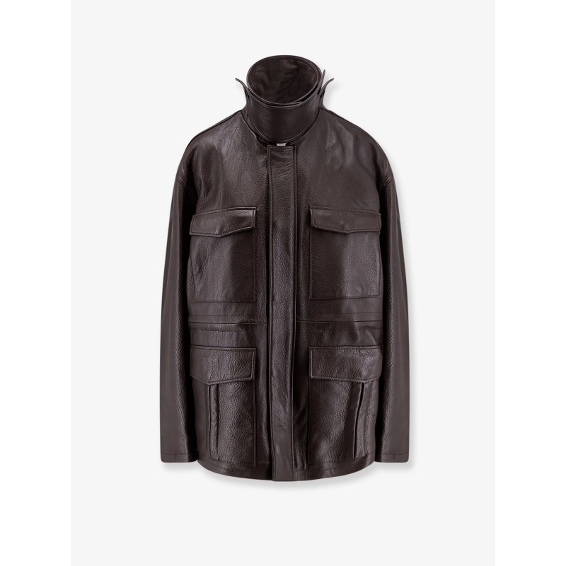 Unisex leather jacket