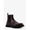 Horse leather ankle boots