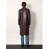 Unisex leather coat