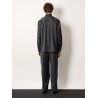 Striped wool blend Unisex shirt