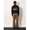 Jacquard Unisex alpaca cardigan
