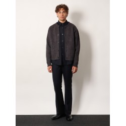 Wool blend Unisex striped shirt