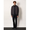 Wool blend Unisex striped shirt