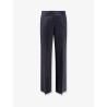 Wool blend Unisex pinstriped trousers