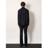 Wool blend Unisex pinstriped trousers