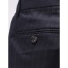 Wool blend Unisex pinstriped trousers