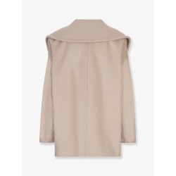 Mario double-breasted cashmere coat