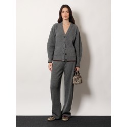 Stretch wool trousers