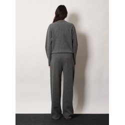 Stretch wool trousers