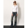 Curved Waist Pants jeans