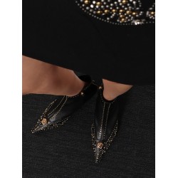 Leather ankle boots