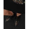 Leather ankle boots