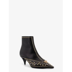 Leather ankle boots