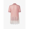 Lingerie cashmere and silk polo shirt
