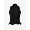 Ribbed virgin wool top