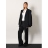 Stretch wool trousers