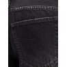 Wide Leg black denim trousers