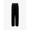 Viscose and wool trousers