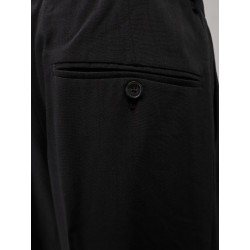 Viscose and wool trousers