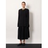 Wool and silk midi dress