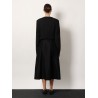 Wool and silk midi dress