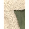 Eco shearling and nylon jacket