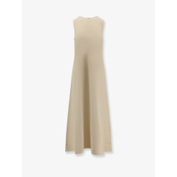 Woven Stripes viscose long dress